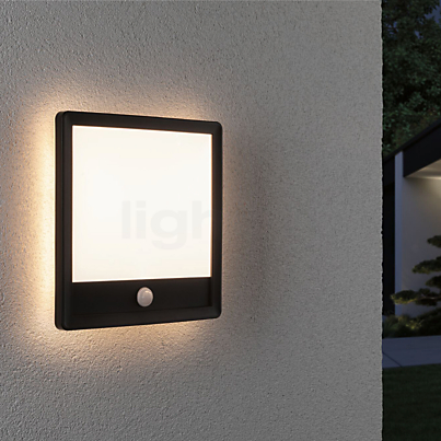Paulmann Lamina Plafonnier LED carré - avec détecteur de mouvements Exemple d'utilisation en photo