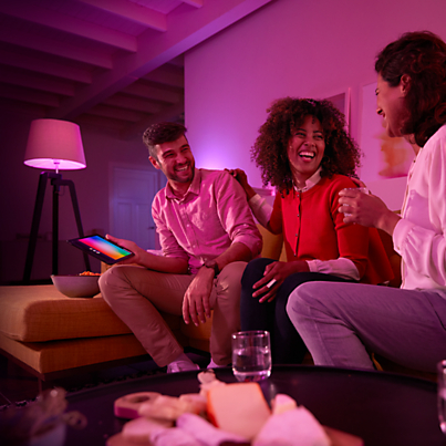 Philips Hue White and Color Ambiance Twin Pack, E27 Anwendungsbild