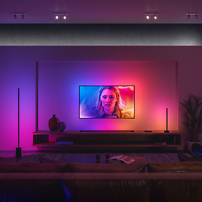 Philips Hue Gradient Signe Floor Lamp LED Application picture