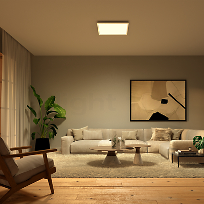 LED Decken braun Glas Design Beleuchtung Lampe Leuchte Küche Wohn Zimmer Philips 