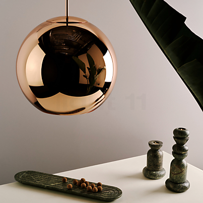Tom Dixon Copper Round Pendelleuchte LED Anwendungsbild