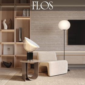 Buy Oluce Superluna Floor Lamp LED at light11.eu