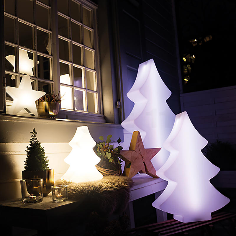 8 seasons design Shining Tree Bodemlamp Applicatiefoto