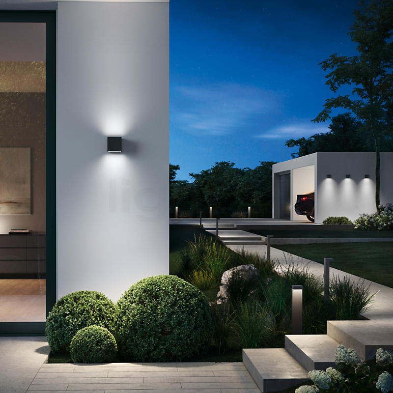 exterior wall lights at