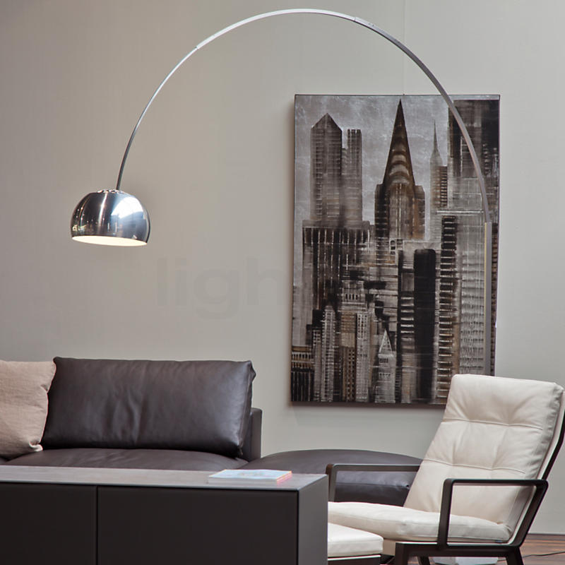 Flos Arco LED Exemple d'utilisation en photo