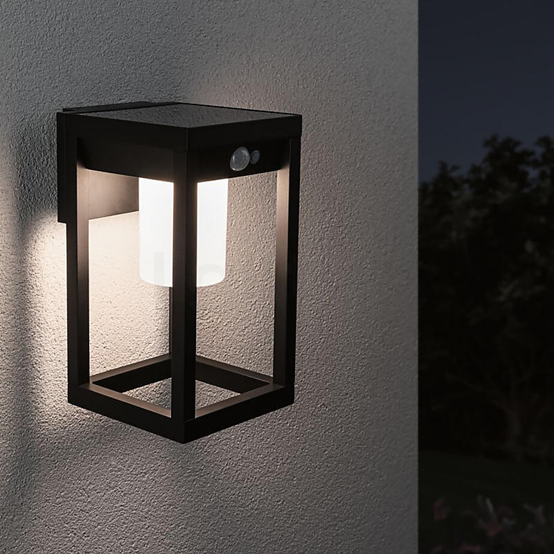 Paulmann Marisol Solar-Wall Light LED anthracite Application picture