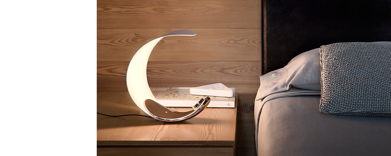 Tomons Modern Style Wood Bedside Lamp Warm White LED White Fabric Bedroom 