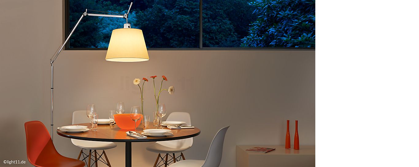 Lampe de table circulaire une ampoule de style industriel contemporain