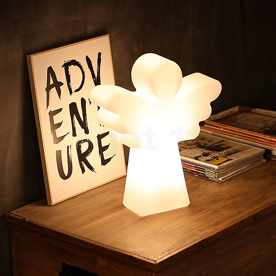 8 seasons design Shining Angel Lampe de table Exemple d'utilisation en photo