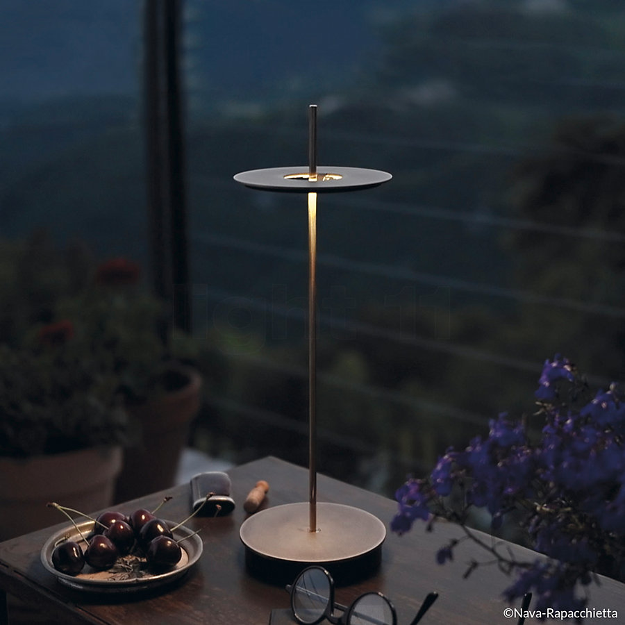 Catellani & Smith Giulietta Lampe rechargeable LED Exemple d'utilisation en photo