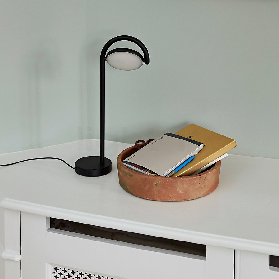 HAY Marselis Lampe de table LED Exemple d'utilisation en photo