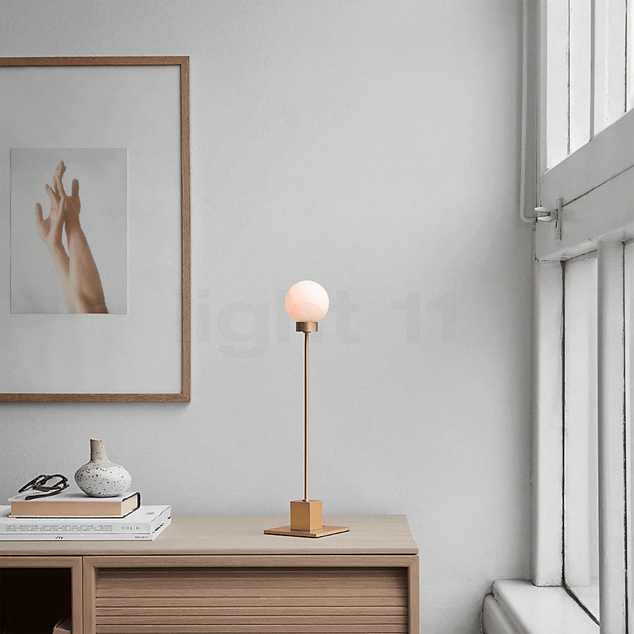 Northern Snowball Lampe de table Exemple d'utilisation en photo