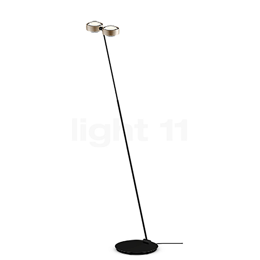 Occhio Sento Terra 180 D Vloerlamp LED kop goud mat/body zwart mat - 3.000 K Productafbeelding