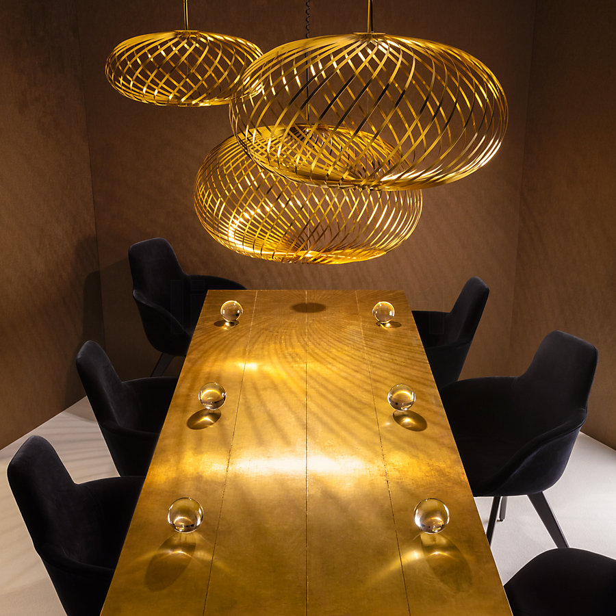 Tom Dixon Spring Pendelleuchte LED Anwendungsbild