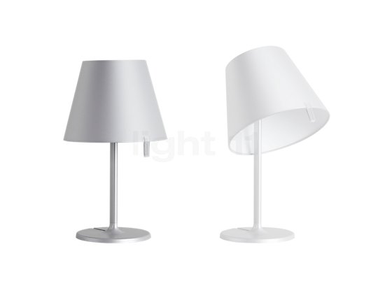 Artemide Melampo Notte aluminium grey - The shade of the Melampo Notte can be brought into two different positions.