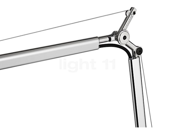Artemide Tolomeo Lettura poleret og eloxeret aluminium - The Tolomeo owes its exemplary flexibility to a sophisticated rope pull and spring balancing system.