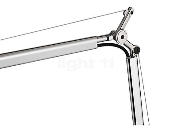 Artemide Tolomeo Micro Tavolo LED aluminium - 3.000 K - mit tischfuß - Tolomeo verdankt ihre vorbildliche Flexibilität einem ausgeklügelten Zugseil- und Federausgleichsystem