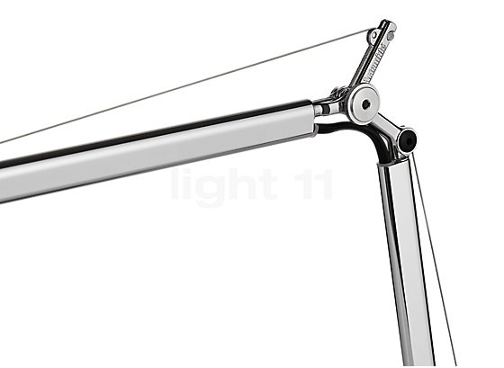 Artemide Tolomeo Micro Tavolo aluminium - with table base - Modern hinges make each Tolomeo light an exemplarily flexible lighting solution.