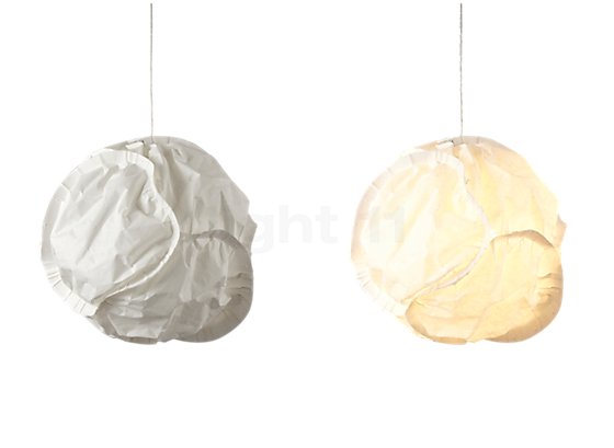 Belux Cloud Pendel ø48 cm - When the Cloud is switched on, a harmonious basic lighting is produced.