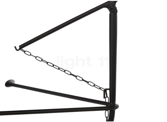 DCW Mantis BS2 black - A chain lets you easily adjust the angle of inclination.