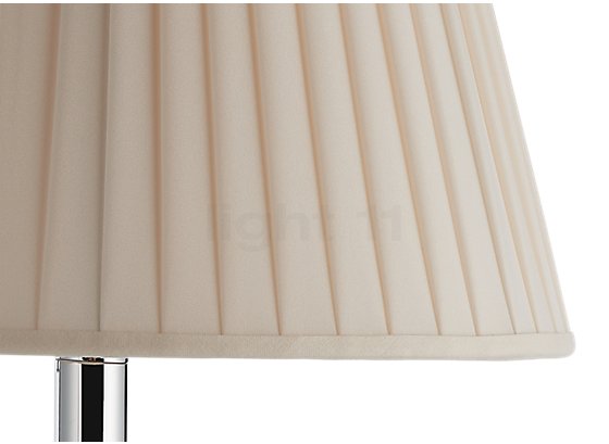 Flos Ktribe Væglampe stof - æggeskal - The KTribe captures the viewer with a charming lampshade made of pleated cotton.