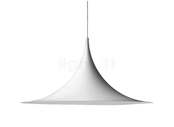 Gubi Semi Hanglamp messing - ø60 cm - De geraffineerde combinatie van twee viervoudige cirkels zijn de Semi-pendellampen even puristisch als elegant.