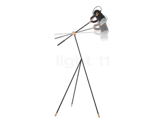 Le Klint Carronade Floor Lamp Low black - The filigree tripod has an articulated arm for more flexibility.