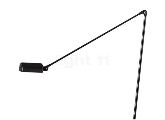 Lumina Daphine Terra LED soft-touch noir - 2.700 K - L'élément le plus particulier de la Daphine tient à ses bras filiformes non appareillés d'un câble.
