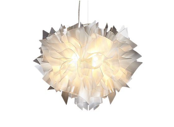 Slamp Veli Pendant Light opal white - 42 cm - The shade of the Veli reminds us of the blossom of a magnificent flower.