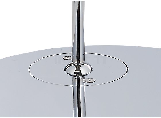 Top Light Puk Floor Mini Single - Uno snodo sferico permette d'inclinare lo stelo.