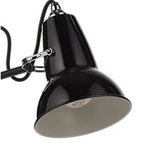 Anglepoise Original 1227, lámpara de pared lino blanco/cable gris - El casquillo de la E27 permite una gran libertad a la hora de escoger la bombilla.