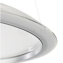 Artemide Ameluna transparent - Instead of individual LEDs, the Ameluna is illuminated by a continuous 