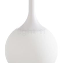 Artemide Castore Hanglamp ø14 cm - Een houder uit kunststof voegt zichzelf aan de edele glazen kap.