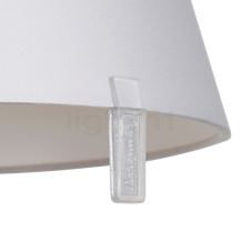 Artemide Melampo Parete aluminium grey , Warehouse sale, as new, original packaging - The handle located on the shade not only can be used for aligning the light but also protects it from wearing caused by frequent touching.