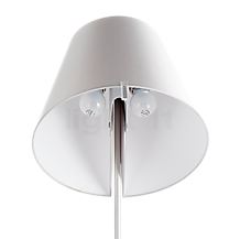 Artemide Melampo Terra aluminium grey - 58 cm - The Melampo must be equipped with two classic E27 lamps and therefore provides for bright light.