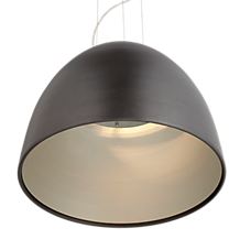 Artemide Nur Pendant Light anthracite grey - The major part of the light is emitted downwards, while a small portion of light also escapes upwards.