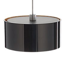Bruck Cantara Pendant Light LED chrome matt/glass white - 19 cm , Warehouse sale, as new, original packaging - The cover on top reflects the light emitted downwards.