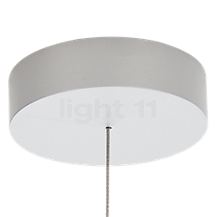 Bruck Cantara, lámpara de suspensión LED cromo mate/vidrio blanco - 19 cm , Venta de almacén, nuevo, embalaje original