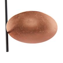Catellani & Smith Lederam C2 copper/black - The rear side of the reflectors is either coated with high-quality metals or colour painted.