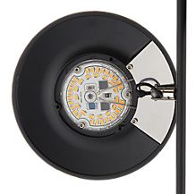 Catellani & Smith Lederam F3 nero/alluminio satinato - Ogni riflettore nasconde un efficiente modulo LED.