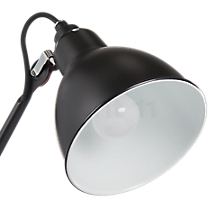 DCW Lampe Gras No 205 Lampada da tavolo nera bianco/rame - Per l'alimentazione possono essere impiegate una grande varietà di lampadine con attacco E14, tra cui anche LED Retrofit.