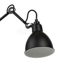DCW Lampe Gras No 304 L 60 Væglampe sort messing - A diffuser at the light outlet ensures soft lighting.
