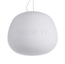 Fabbian Lumi Mochi Pendel ø45 cm - The flawless glass shade is made of hand-blown opal glass.