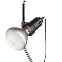 Flos Parentesi negro - con regulador - La interesante lámpara se enciende y apaga cómodamente mediante un interruptor situado en el portalámparas.