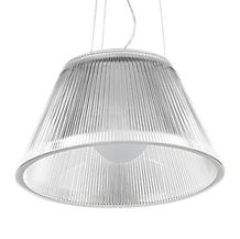 Flos Romeo Moon S2 transparent - The shade of the Romeo Moon made of pressed glass impresses by its longitudinal ribs.
