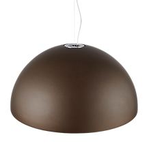Flos Skygarden Hanglamp bruin - ø40 cm - Van buiten werkt de prachtige  hanglamp gewoonweg nuchter en minimalistisch - een geslaagd contrast.