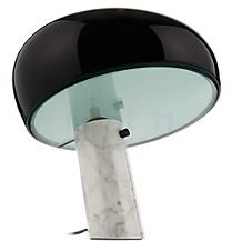 Flos Snoopy nero - La lampada da tavolo Snoopy è provvista sul lato inferiore di un pregiato diffusore di vetro.
