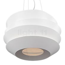 Foscarini Le Soleil Sospensione LED white - dimmable - 10 m - A diffuser on the bottom shade opening makes sure that the Le Soleil softly diffuses its light downwards.