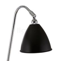 Gubi BL6, lámpara de pared negro / negro - La pantalla de aluminio con recubrimiento en polvo está disponible en varios modelos.