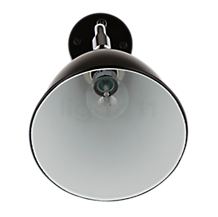 Gubi BL7 Lampada da parete cromo/nero - La lampada da parete BL7 può essere equipaggiata con una lampadina con attacco E14.